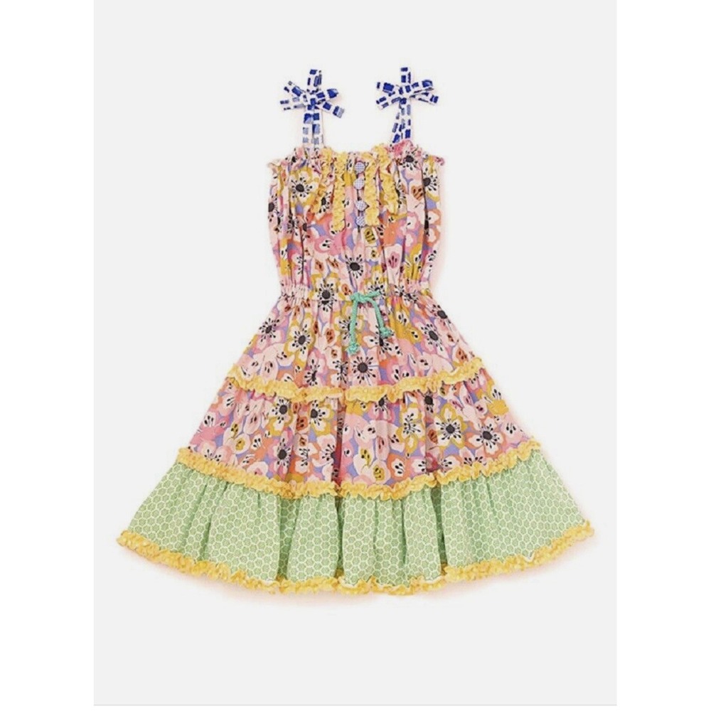 Matilda Jane Tell Me More Floral Maxi Dress The Adventure Begins Girls size 8 - Picture 3 of 15